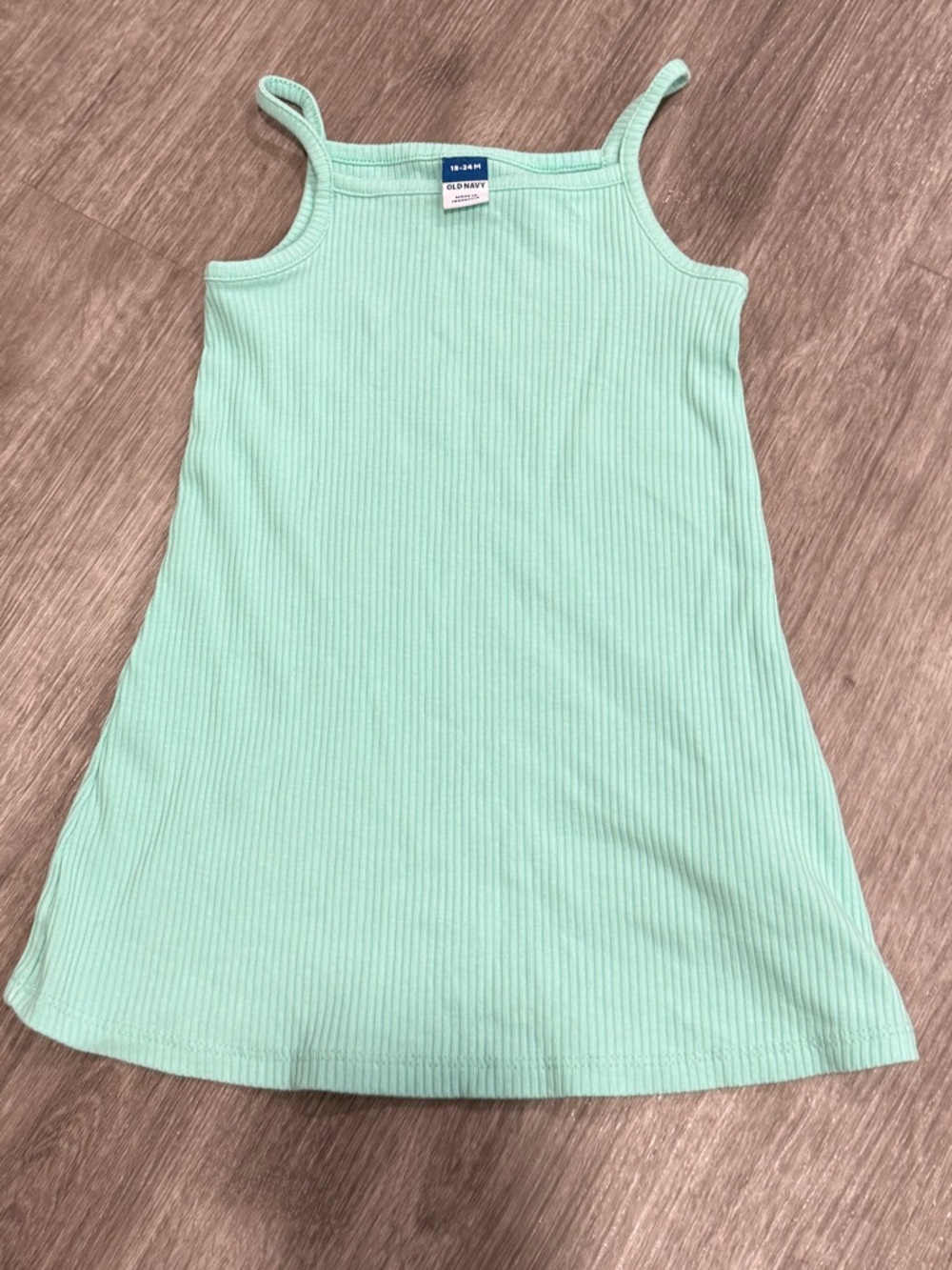 Old Navy Mint Ribbed Tank Dress for Girls